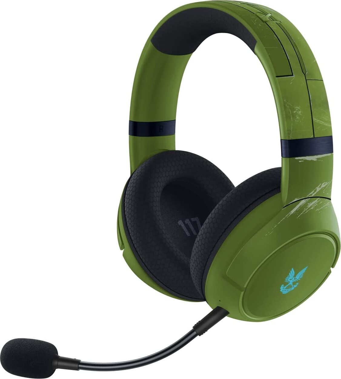 Razer Kaira Pro Halo Infinite Edition - Kabellose Gaming Kopfhörer für Xbox Series X / S + Xbox One + PC und Smartphone (Wireless Headset, Bluetooth, 50-mm-Treiber) Grün, Black