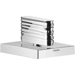 Dornbracht Cl.1 Seitenventil 20005706-00 linksschließend, warm, WAVES-Struktur, chrom