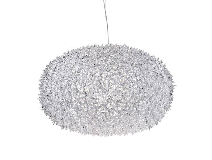 KARTELL lampe à suspension BLOOM NEW (Cristal Ø 80 cm - Technopolymère thermoplastique transparent)