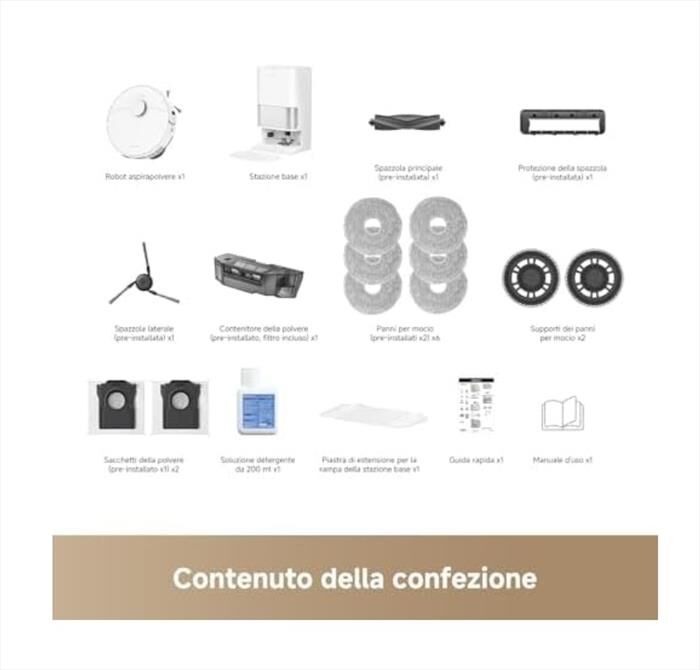 DREAME Robot Aspirapolvere Drel10su3 L10s-bianco