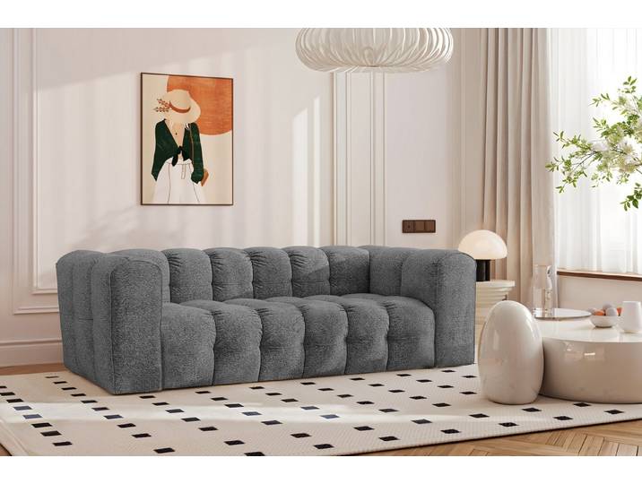 Kaiser Möbel 3-Sitzer Sofa BALOO, stoff Moly und Arena, modern, pflegeleichter Chenille-Stoff, Water-Repellent-Technologie