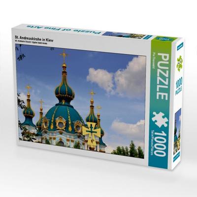 CALVENDO Puzzle St. Andreaskirche in Kiew | 1000 Teile Lege-Größe 64 × 48 cm Foto-Puzzle für glückliche Stunden