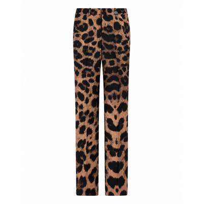 Anzughose PHILIPP PLEIN "Leopard", Damen, Gr. XL, US-Größen, 17, leopard, Obermaterial: 100% Polyester. Futter: 100% Polyester, Hosen Anzughose