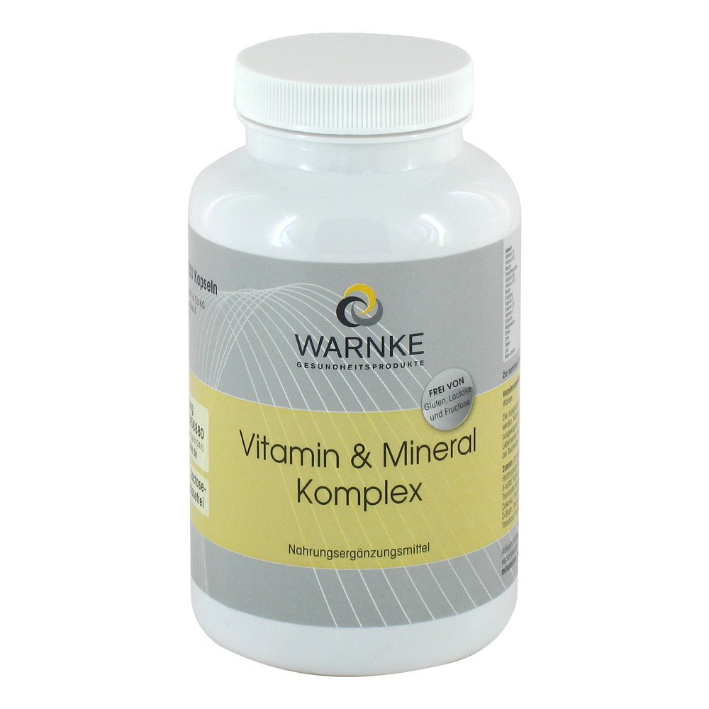 Warnke Vitalstoffe GmbH Vitamin & Mineral Komplex Kapseln 03863552