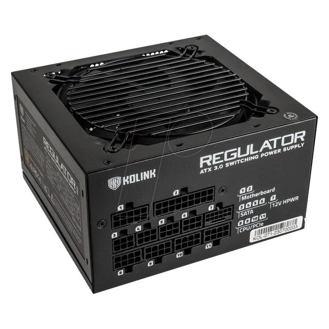Kolink Regulator 80 PLUS Gold Netzteil, ATX 3.0, PCIe 5.0, modular - 850 Watt (850 W) (KL-R850FG)
