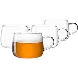 TEETASSEN Tè Per Te transparent 450 ml 4er Set