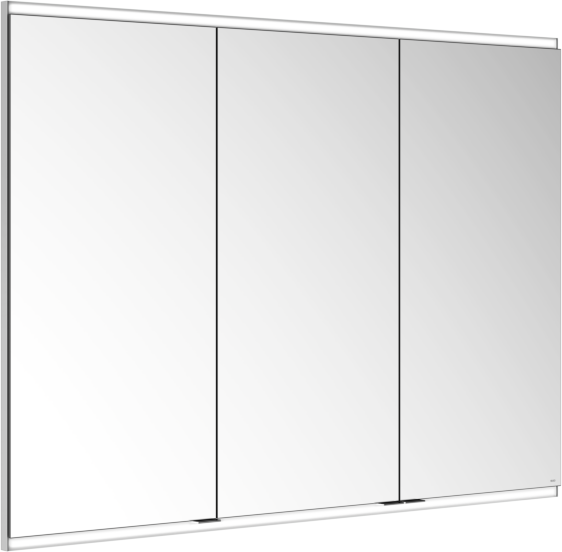 Keuco Royal Modular 2.0 Spiegelschrank 800310131100300 1300 x 900 x 160 mm, 1 Steckdose, 1 Doppel-USB-Ladestelle, Wandeinbau, 3-türig