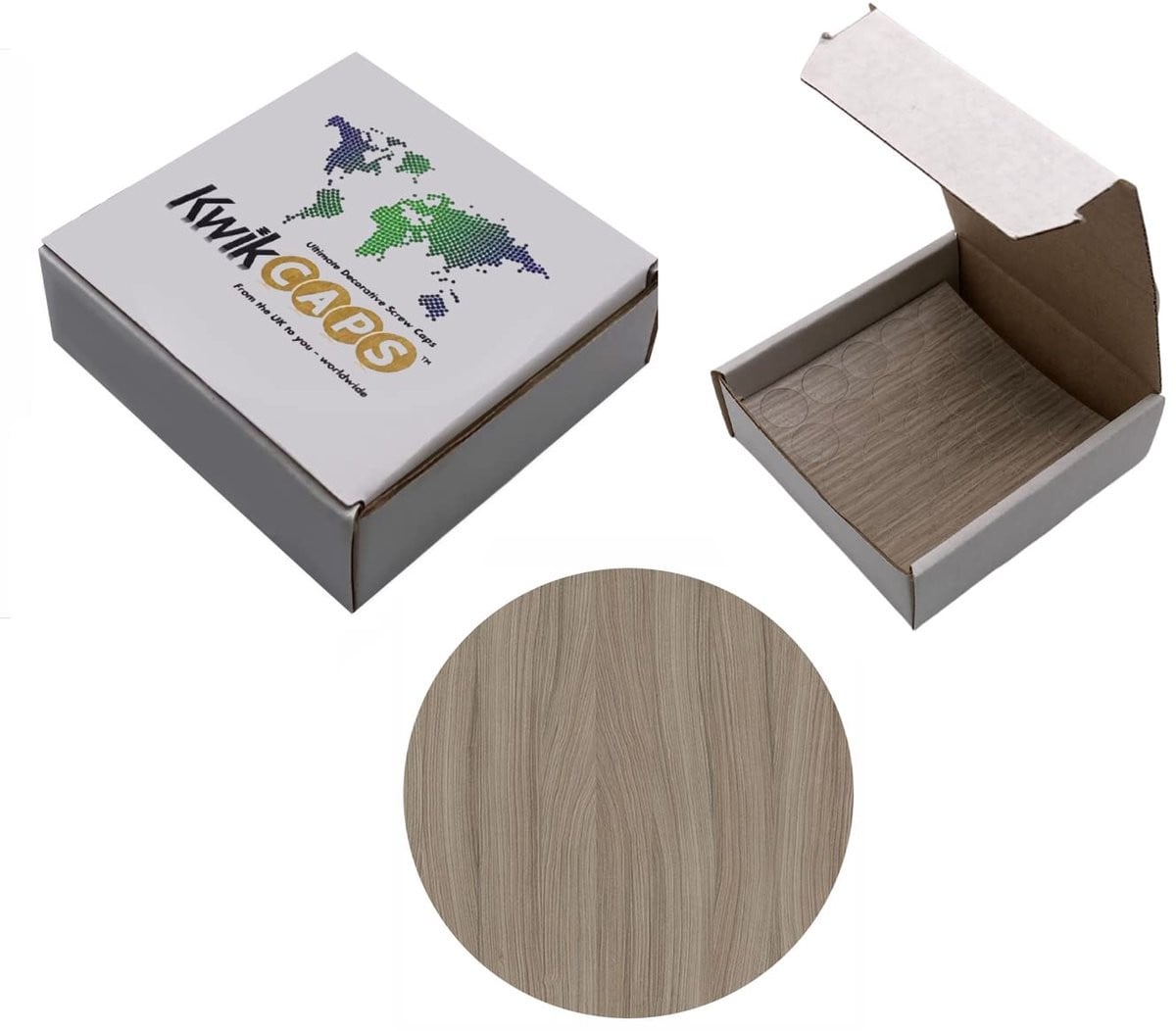 Zelfklevende Schroef Covers Wit - 625 Stuks PVC Dopjes voor Meubelafwerking
