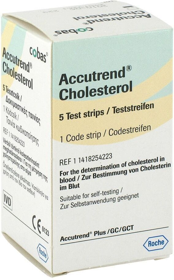 Accutrend Cholesterol Teststreifen 5stk