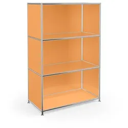Aktenregal System 4 Metall Pastellgelb