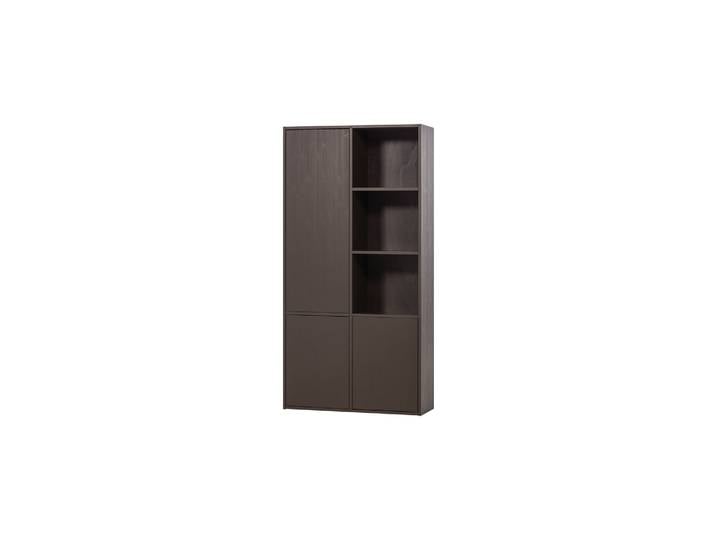 Armoire de rangement gauche 108 cm pin brun moyen MEGGY