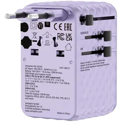 Verbatim, Reiseadapter, Charge n Travel 100W