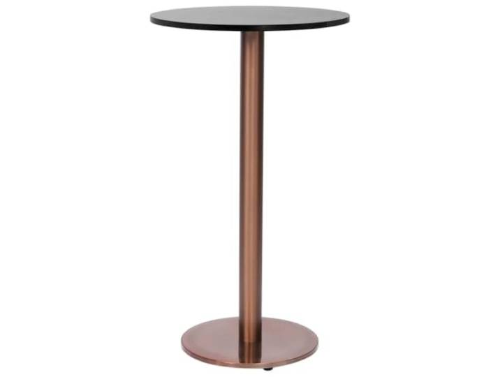 KFGWERSTY Bistrotisch-Gestell Ø45 x 107 cm Edelstahl Gold Edelstahl, goldfarbene Oberfläche, vorgebohrtes Loch, Ø 45 x 107 cm, nur Tischbein ohne Platte, industrieller Stil