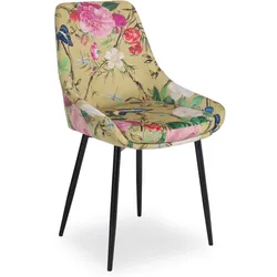 Stuhl EASTSIDE FLOWER FEVER (BHT 48x86x55 cm) - Bezug: Stoff - BHT 48x86x55 cm