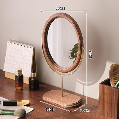 Fusion Finds Retro Vanity Mirror Desktop Oval Makeup Mirror For Bedroom, Dorm & Dressing Table style E