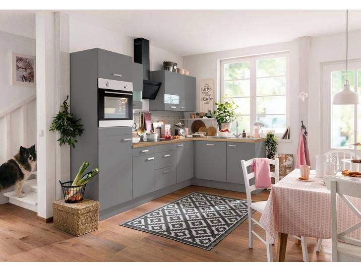 OPTIFIT Winkelküche Parma, ohne E-Geräte, Stellbreite 285 x 175 cm