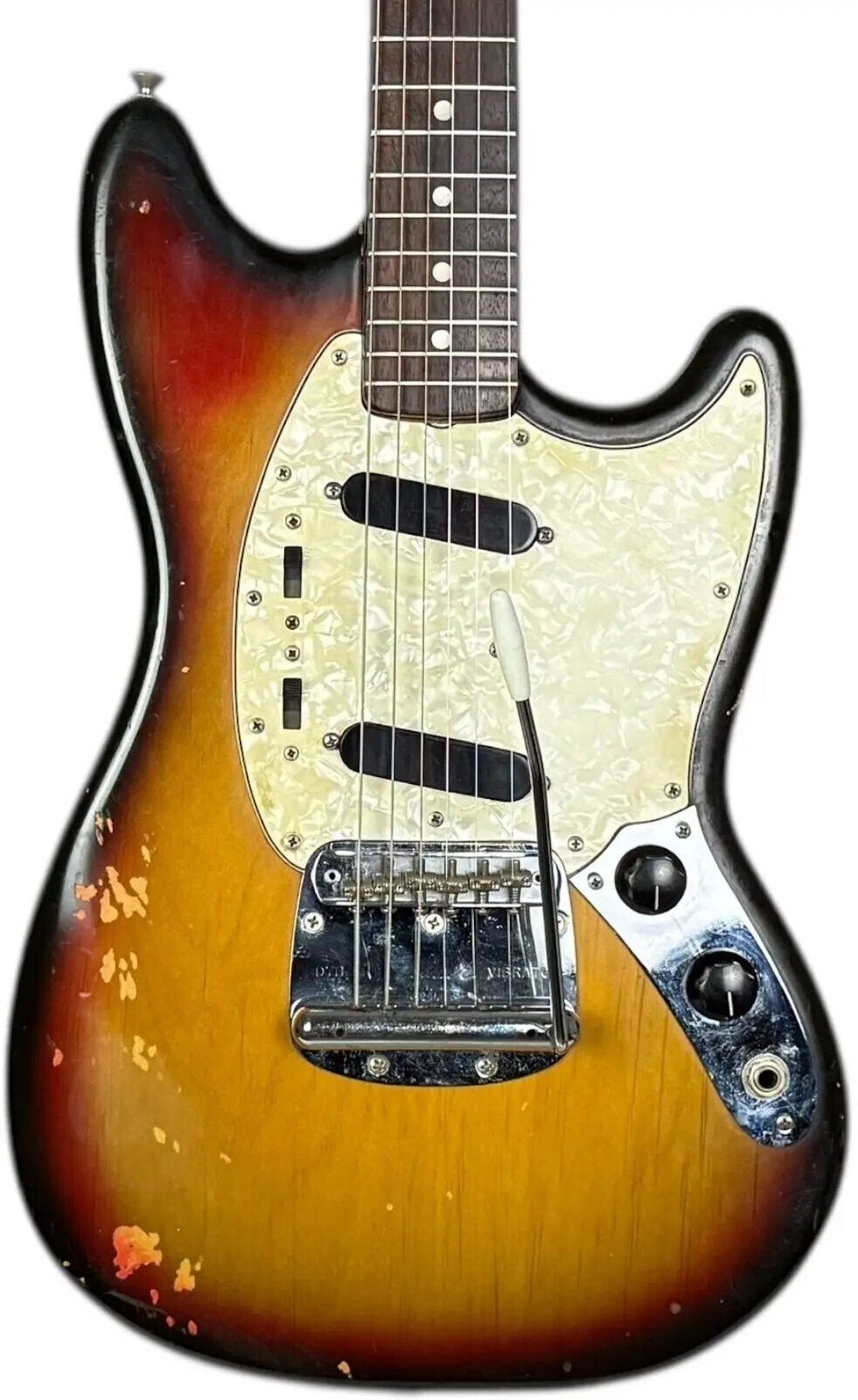 Fender Mustang 1973   Sunburst - Refurbished