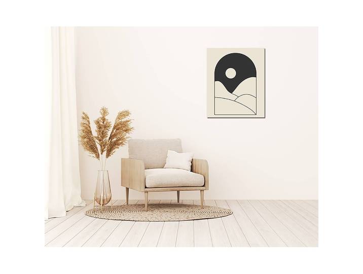 Tableau déco Contemporary Abstract Alu-Dibond Multicolore 50 x 60cm