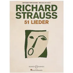 51 Lieder: For Medium/Low Voice and Piano, Fachbücher von Richard Strauss
