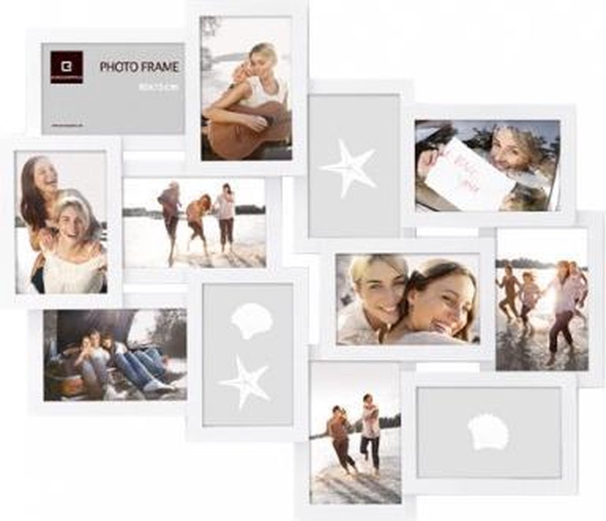 ACAZA Foto Multi 12 Fotolijst Wit