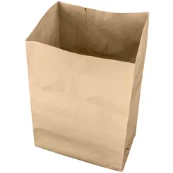 VEPATIM 250 Papierbeutel Einkaufsbeutel Obst/Gemüse 10l 200+170x360mm kompostierbar braun