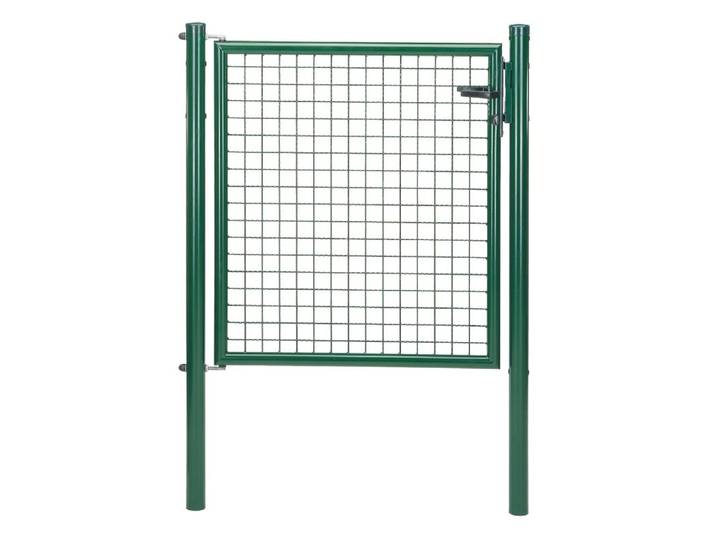 Zauneinzeltür ALBERTS Wellengitter-Einzeltor mit Zubehör , grün, B:100cm H:100cm, Stahl, Tore, Zauneinzeltür, Höhe: 75 - 200 cm, Breite: 100 bis 131 cm