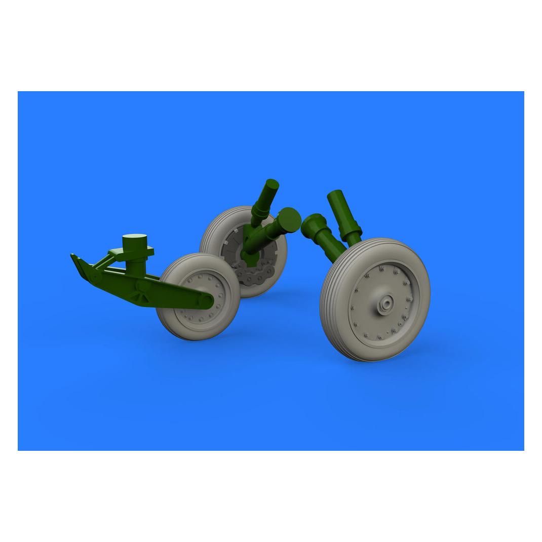 Eduard F-8 Crusader wheels for /Hasegawa (648387)