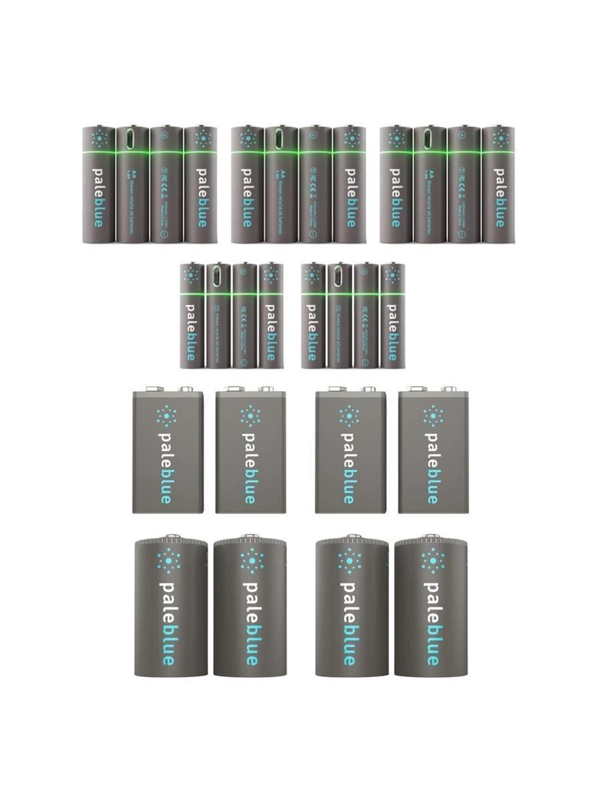 paleblue Pale Blue Home Conversion Kit 4x9V/4xD/12xAA/8xAAA