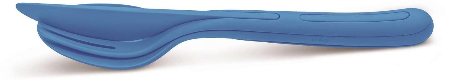 Koziol KLIKK bestekset, 3-delig, donkerblauw