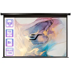 Elite Screens Spectrum MaxWhite schwarze Motor Projektionsleinwand 254 cm 100 Zoll