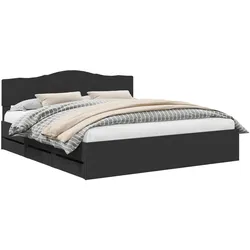 vidaXL, Bett, Modernes Bett (200 x 200 cm)