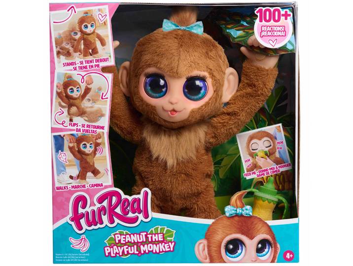 Peluche Furreal Peanut Le Singe JUST PLAY