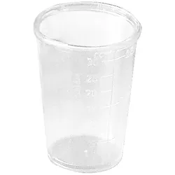 Einnehmeglas 30 ml glasklar