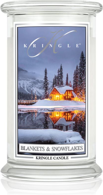 Kringle Candle Blankets & Snowflakes scented candle 624 g