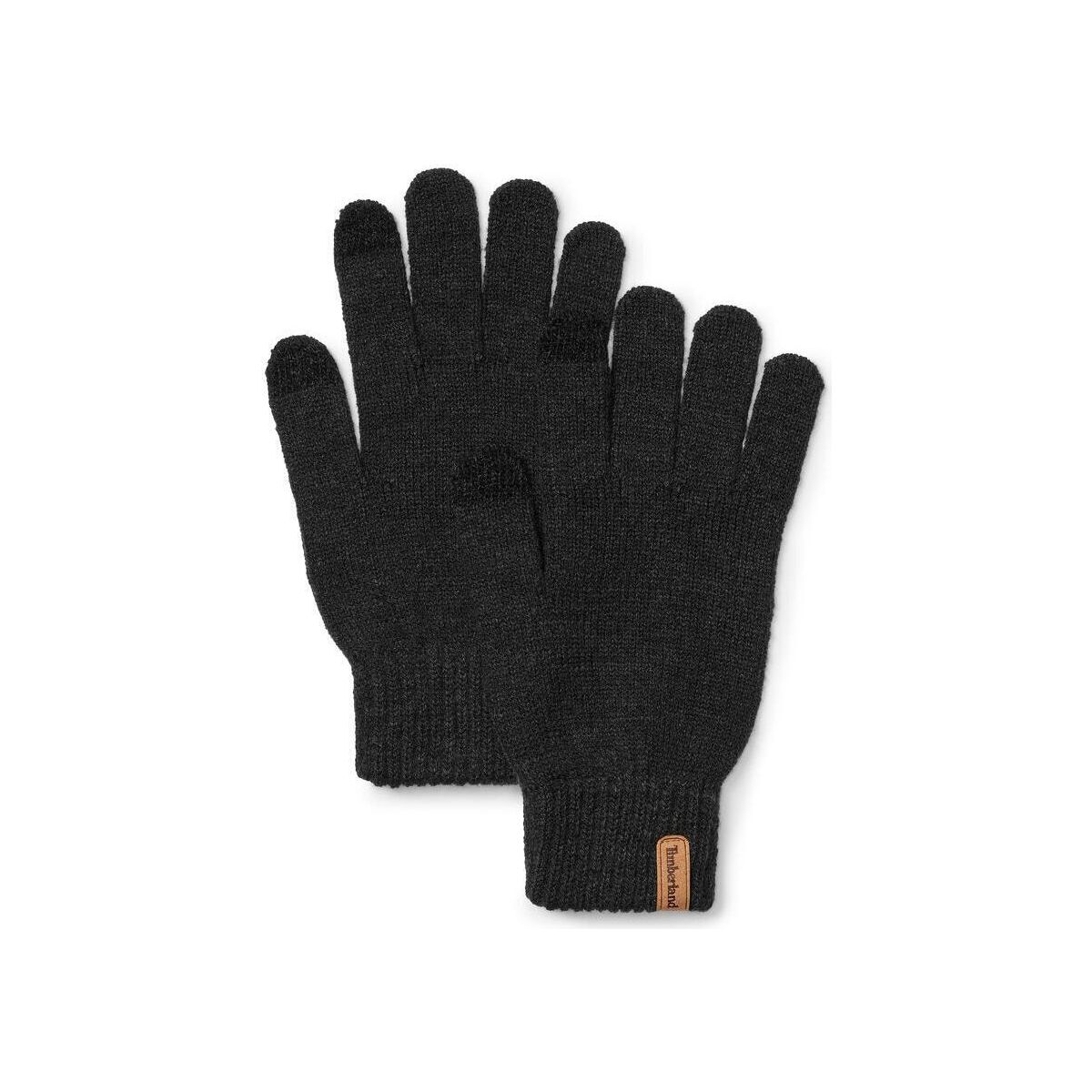 Timberland Mens Rib Knit Glove black OS TB0A65WJ0011-OS