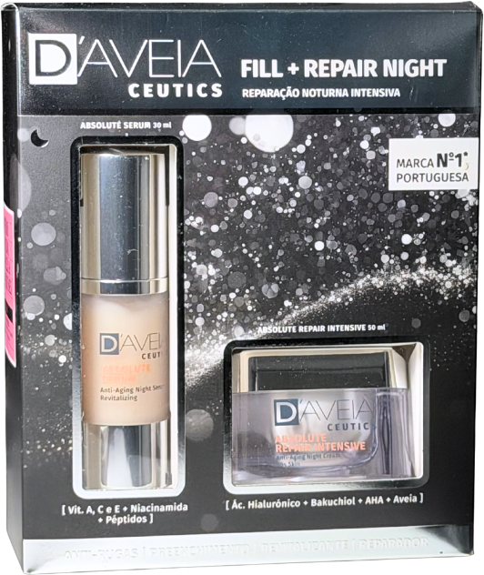 D'Aveia Ceutics Fill + Repair Night Coffret