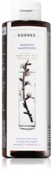 Korres Almond & Linseed champô para cabelos secos e danificados 250 ml. Almond & Linseed