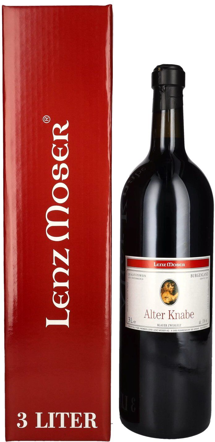 Weinkellerei Lenz Moser Lenz Moser Alter Knabe 13% Vol. 3l in Geschenkbox