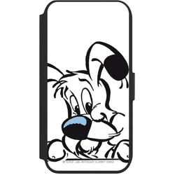 Nivocase Klapphülle für Apple iPhone 7 Handyhülle aus Kunst Leder NIVOflip schwarz Comic Idefix Offizielles (Apple iPhone 7), Smartphone Hülle, Schwarz