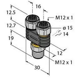 Turck Y-Verterteiler o. Leitung YB2-FSME5-2FKME5.4