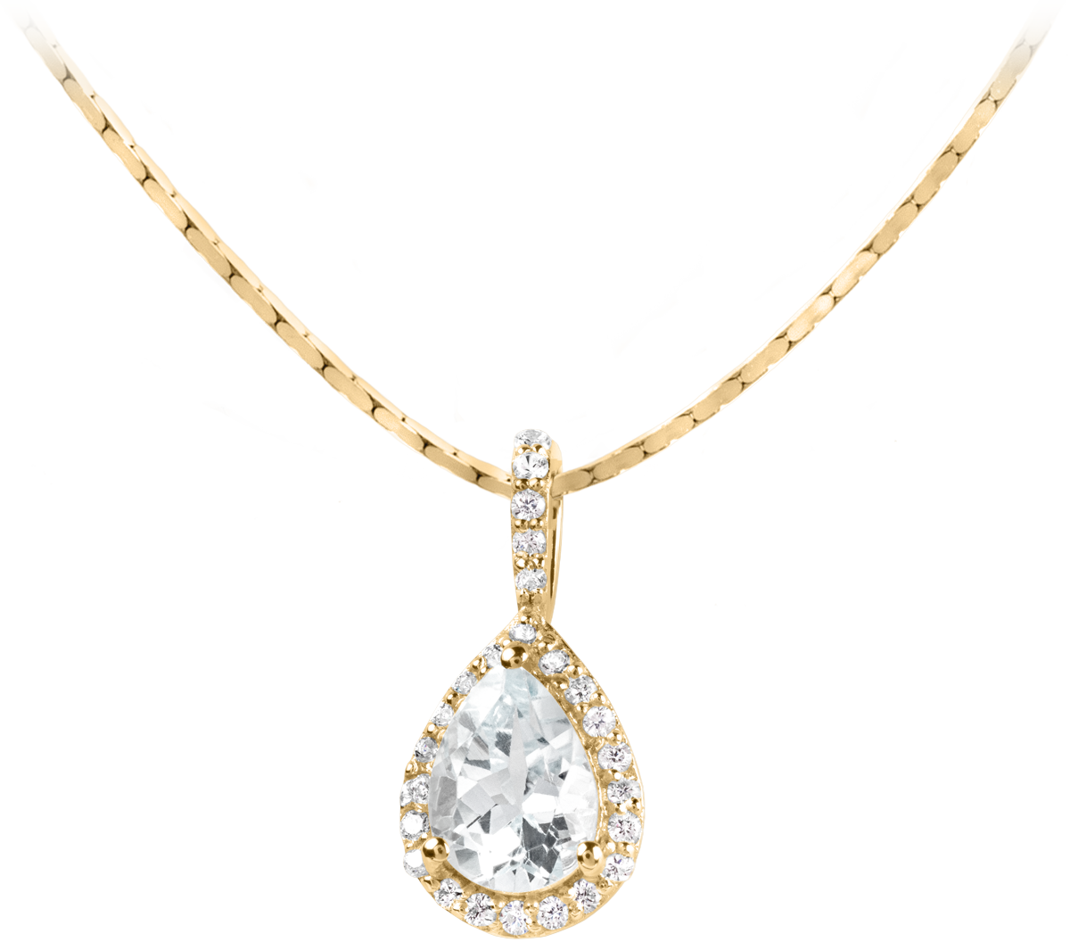 Jacques Lemans Kette Sterlingsilber vergoldet mit Zirkonia