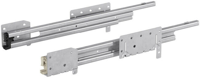 Hettich Guide tiroir acier à sortie totale Quadro Duplex 25 41083 (41083)