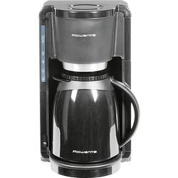 Rowenta Adagio Kaffeemaschine Schwarz Fassungsvermögen Tassen=12 mit Druckbrühsystem CT 3808