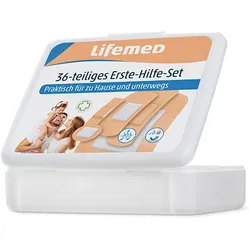 Lifemed Erste-Hilfe-Set hautfarben 5 Größen 36-teilig 120 Sets