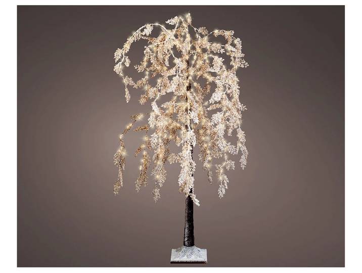 Weihnachtsbaum Zypresse, 360 Led, Braun H: 180 cm Gilde