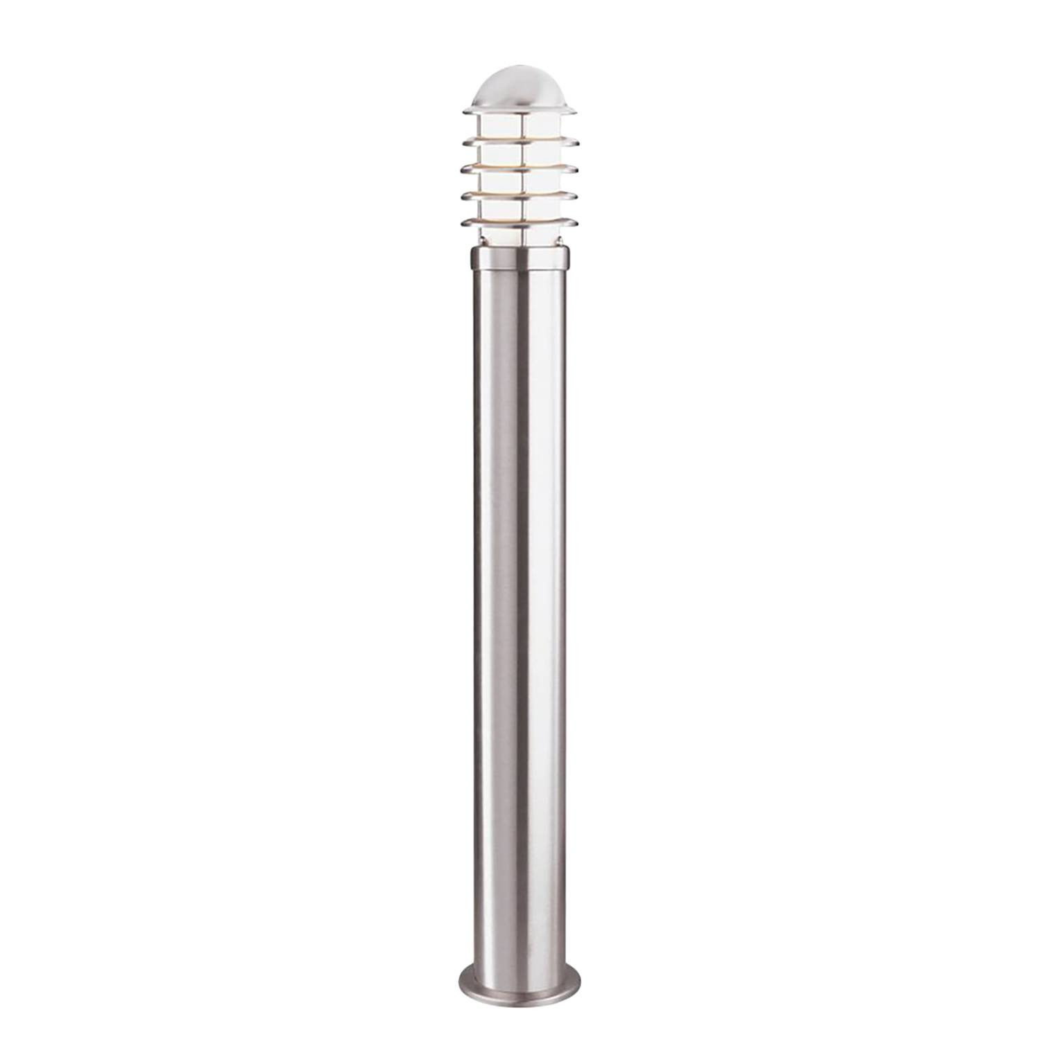 Louvre II Searchlight RVS staande tuinlamp zilver Hoogte: 90 cm
