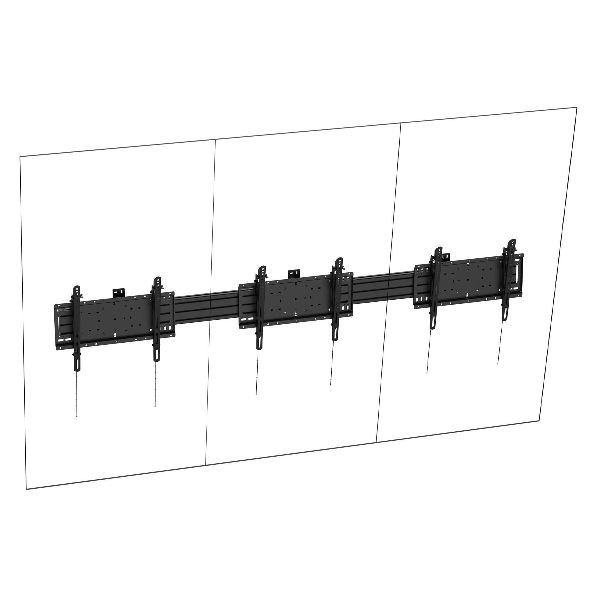 Vision K/ Menu Wall Mount Port 3 x 75" (Wand) (VFM-MNU/P3X75)