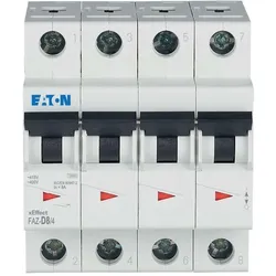 Eaton 279079 Leitungsschutzschalter, 8 A, 4p, Charakteristik: D FAZ-D8/4