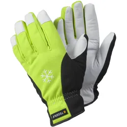 Tegera, Schutzhandschuhe, Ejendals 293, Workshop gloves, Black, White, Yellow, Adult, Adult, Latex, Leather, Polyester (10)
