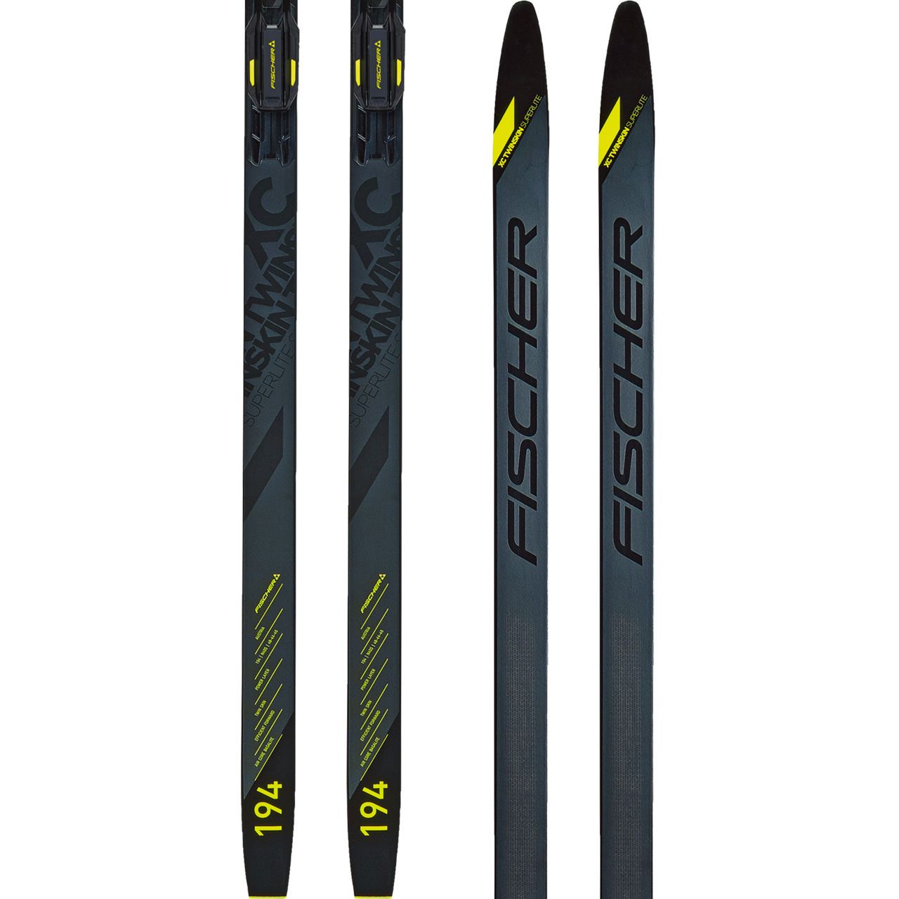 Fischer Twin Skin Superlite EF Stiff SET - 199 cm = 85 - 104 kg